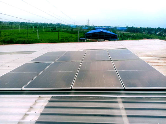 5kW Factory Shed top Solar Installation for Vinay Trading Company Rubber Park Warehouse