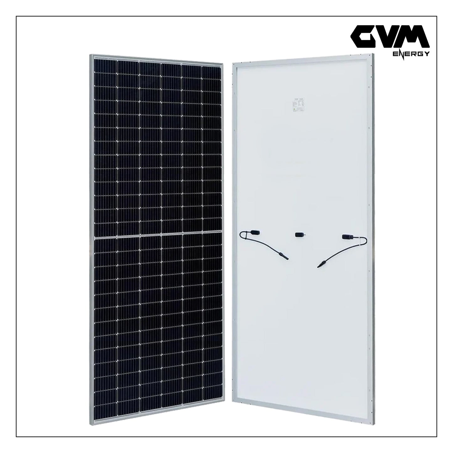 GVM Solar - Mono PERC 590wp 156cell series  with white backsheet